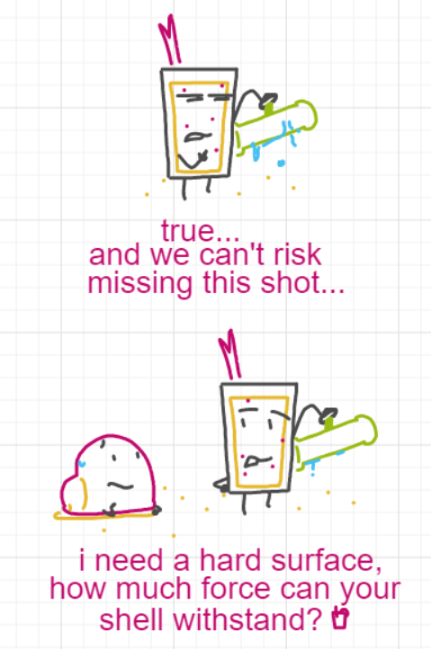 A panel from Ready Oar Knot, episode three of the Board Boards object show by Furretwalk/WalkingFurret.